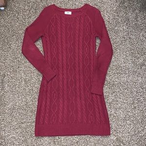 Old Navy Red Sweater Dress
